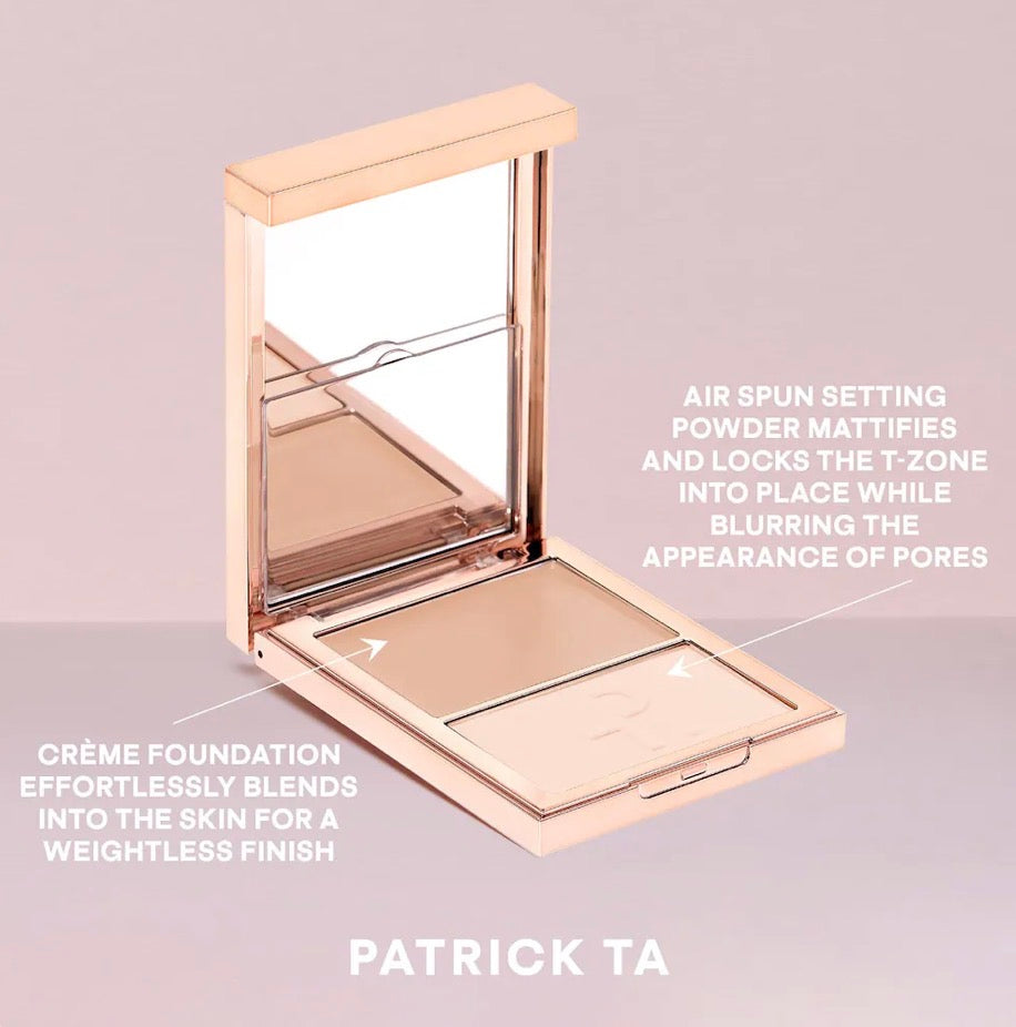 PATRICK TA  Major Skin Crème Foundation and Finishing Powder Duo - Fair 2